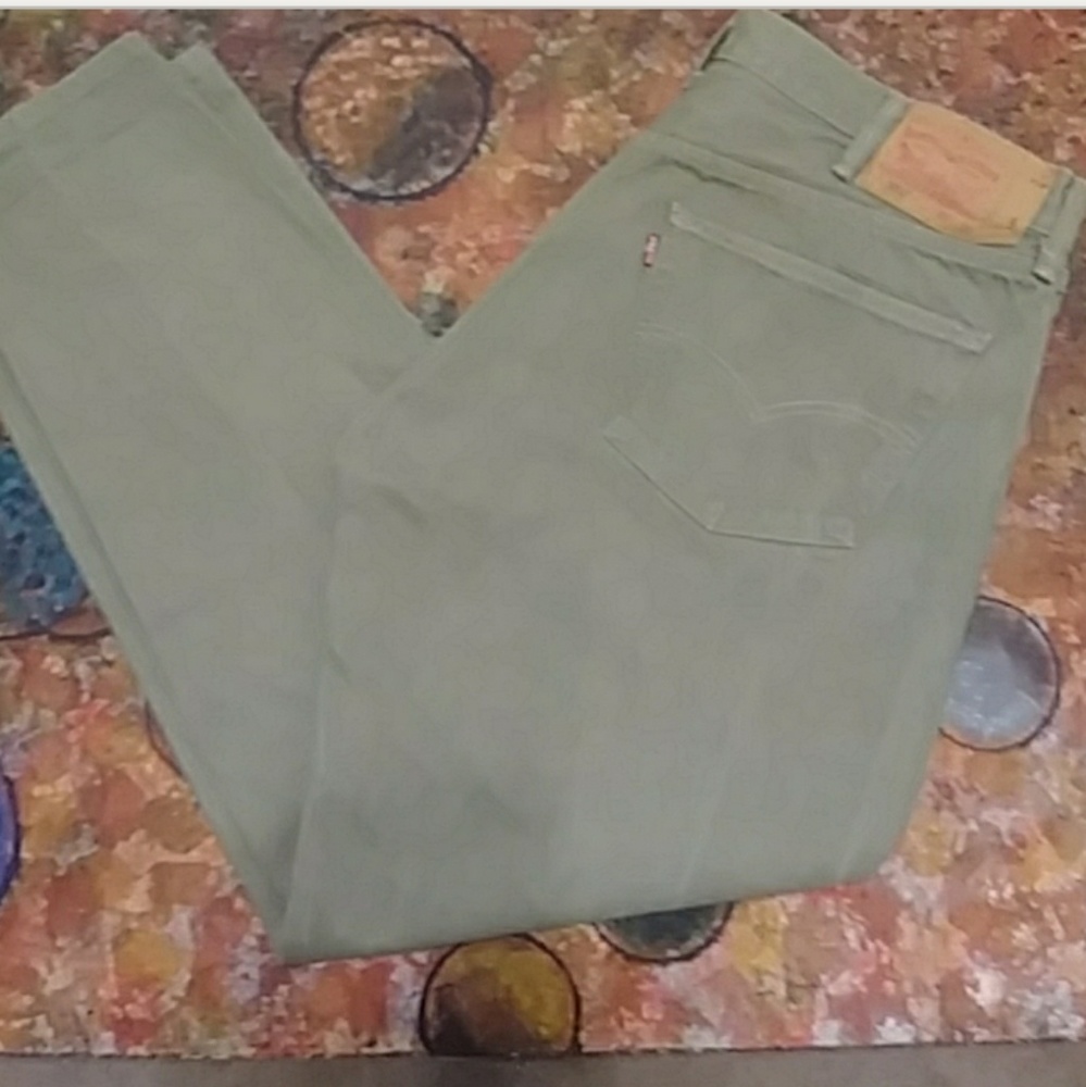 Green Levi Jeans